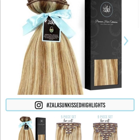 Zala hair extensions sunkissed highlights # 10/613 - Picture 1 of 6